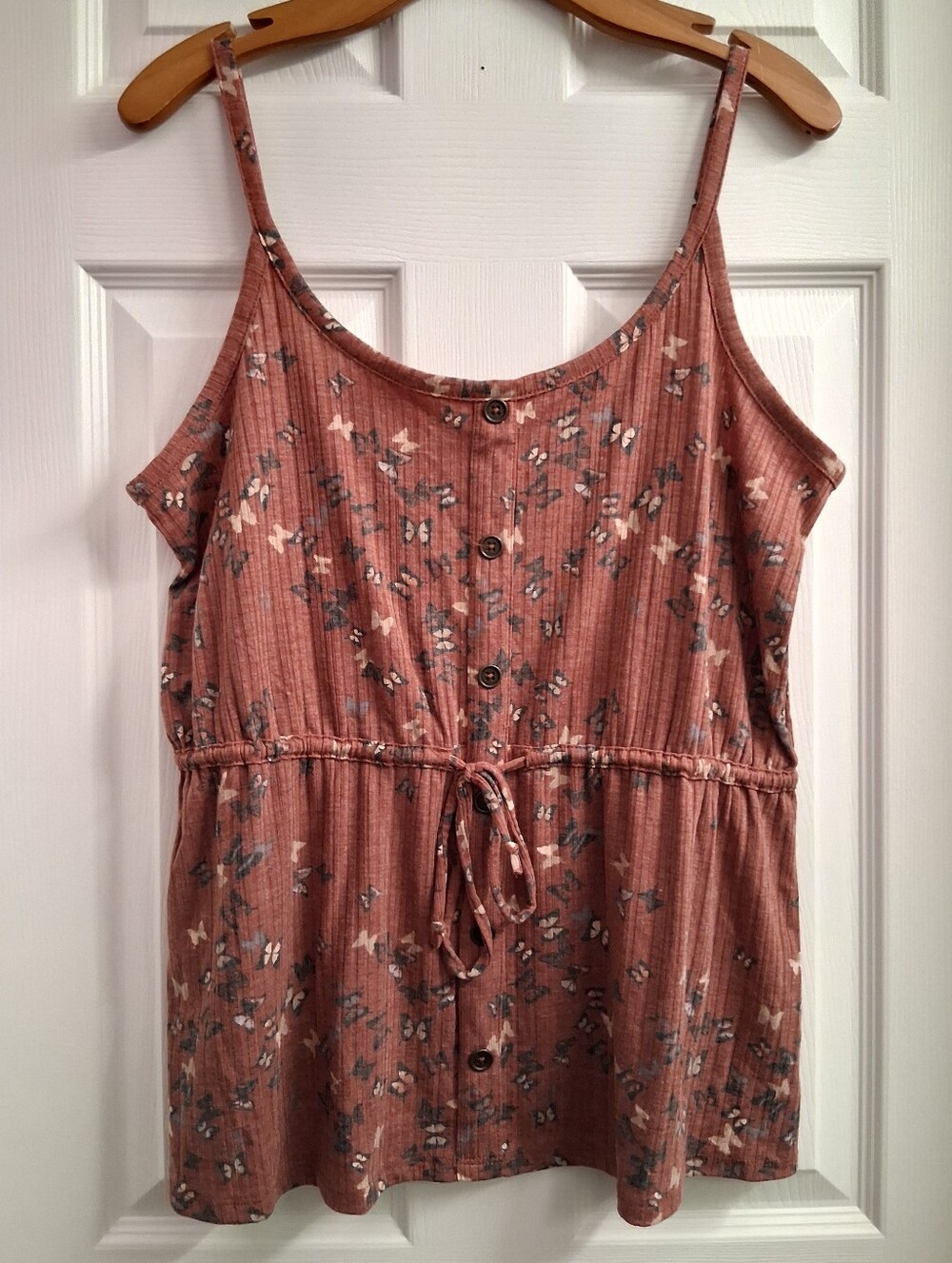 NWT Maurices Butterfly Tank Top Large